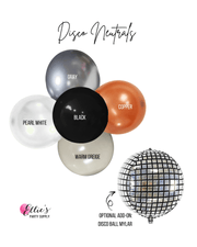 Disco Neutrals Retro Glam Balloon Garland Kit - Ellie's Party Supply