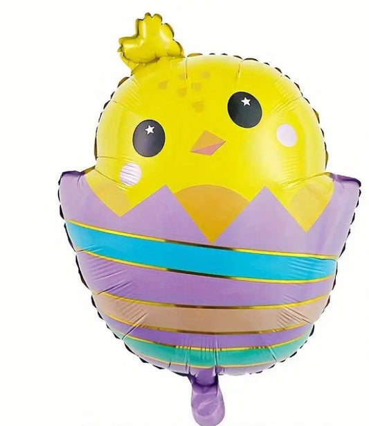 Easter egg chick mylar balloon (35 inches) - Ellie's Party Supply
