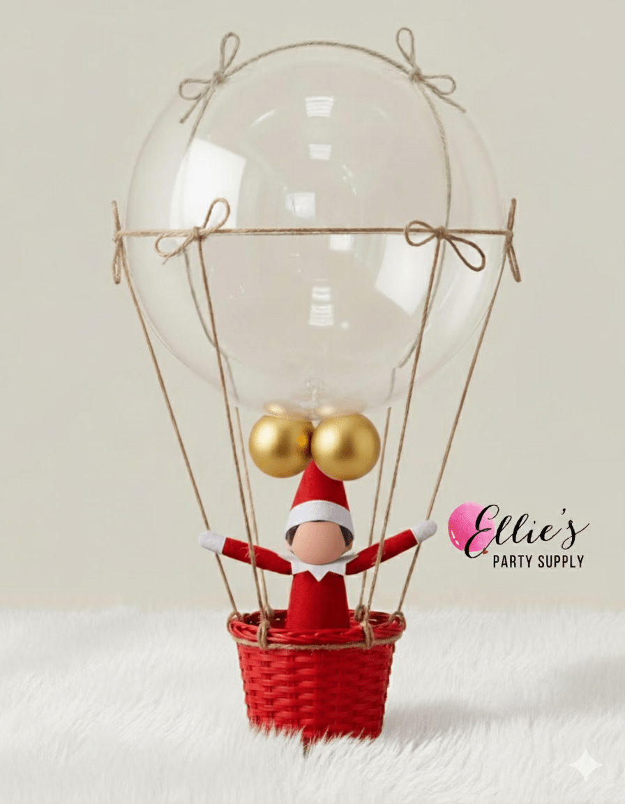 Elf’s Hot Air Balloon Adventure Kit | Elf Figure Not Included - Ellie's Party Supply