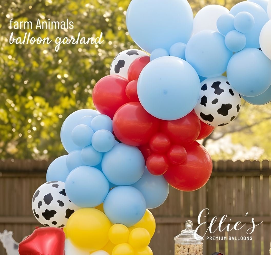 Farm Animals Balloon Garland Kit - Ellie's Party Supply