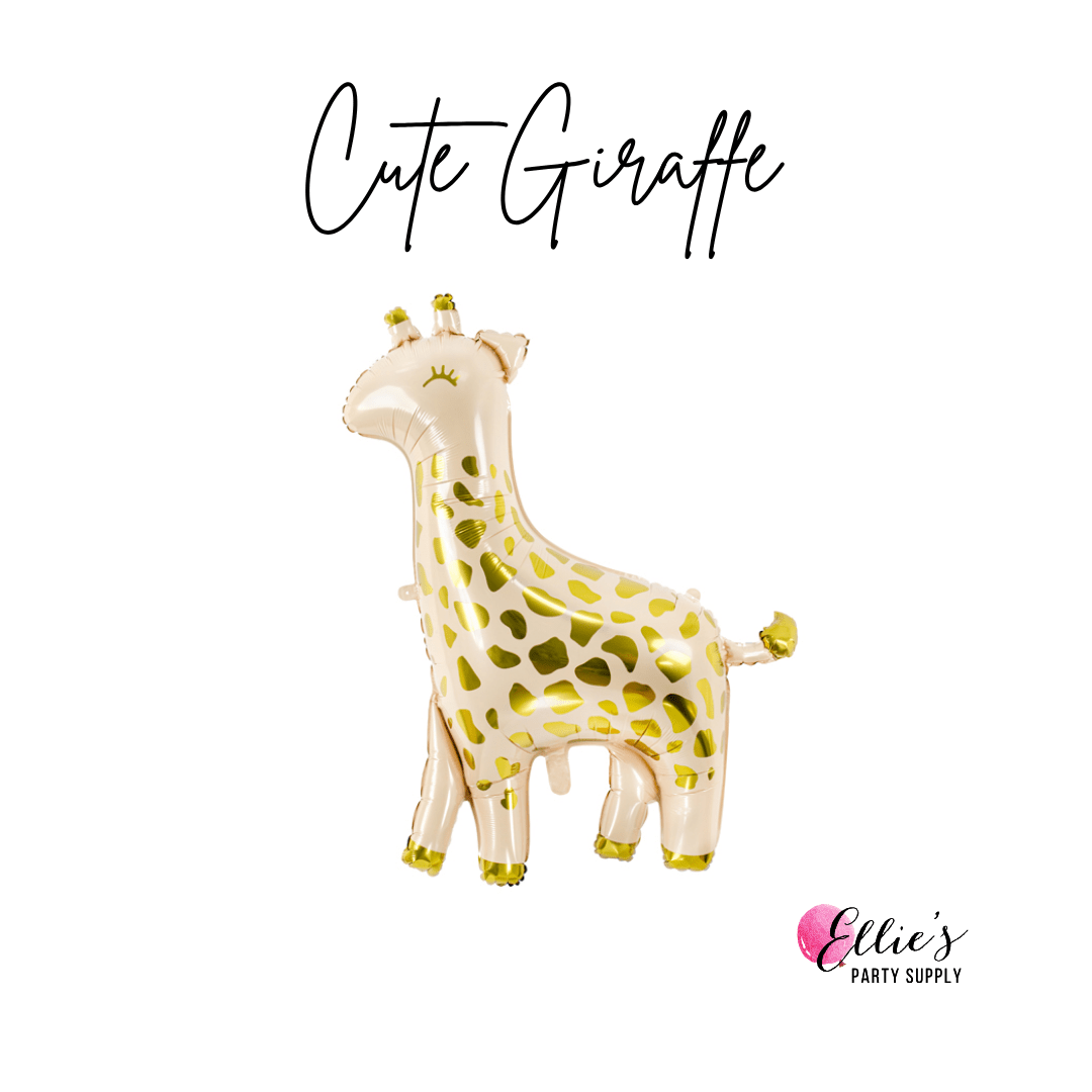 Foil Giraffe Balloon 39.4 x 47.2 - Ellie's Party Supply