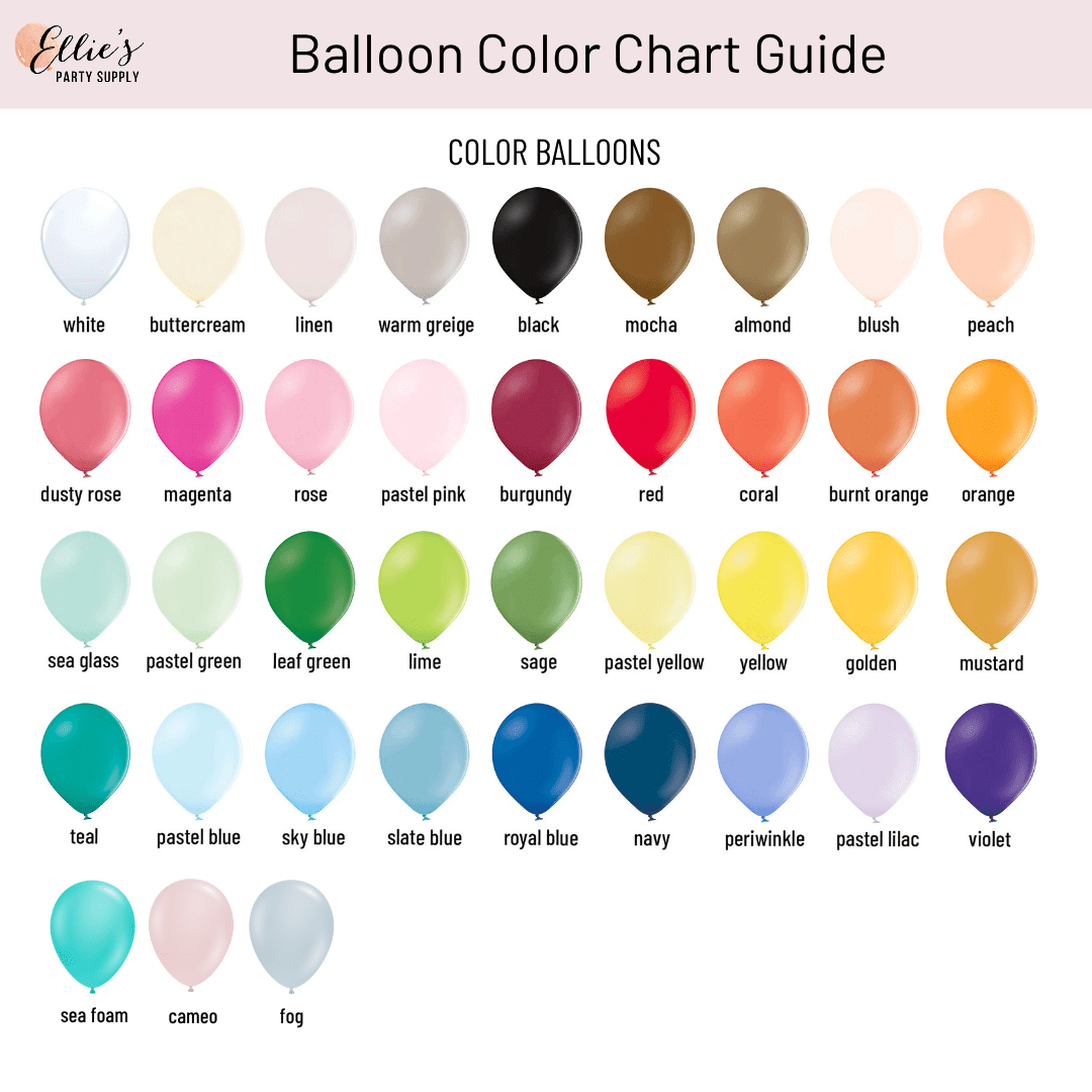 Frosted Confetti Balloon Cluster Garland - Ellie's Party Supply