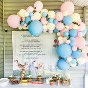 Pastel Gender Reveal Balloon Garland Kit - Ellie's Party Supply