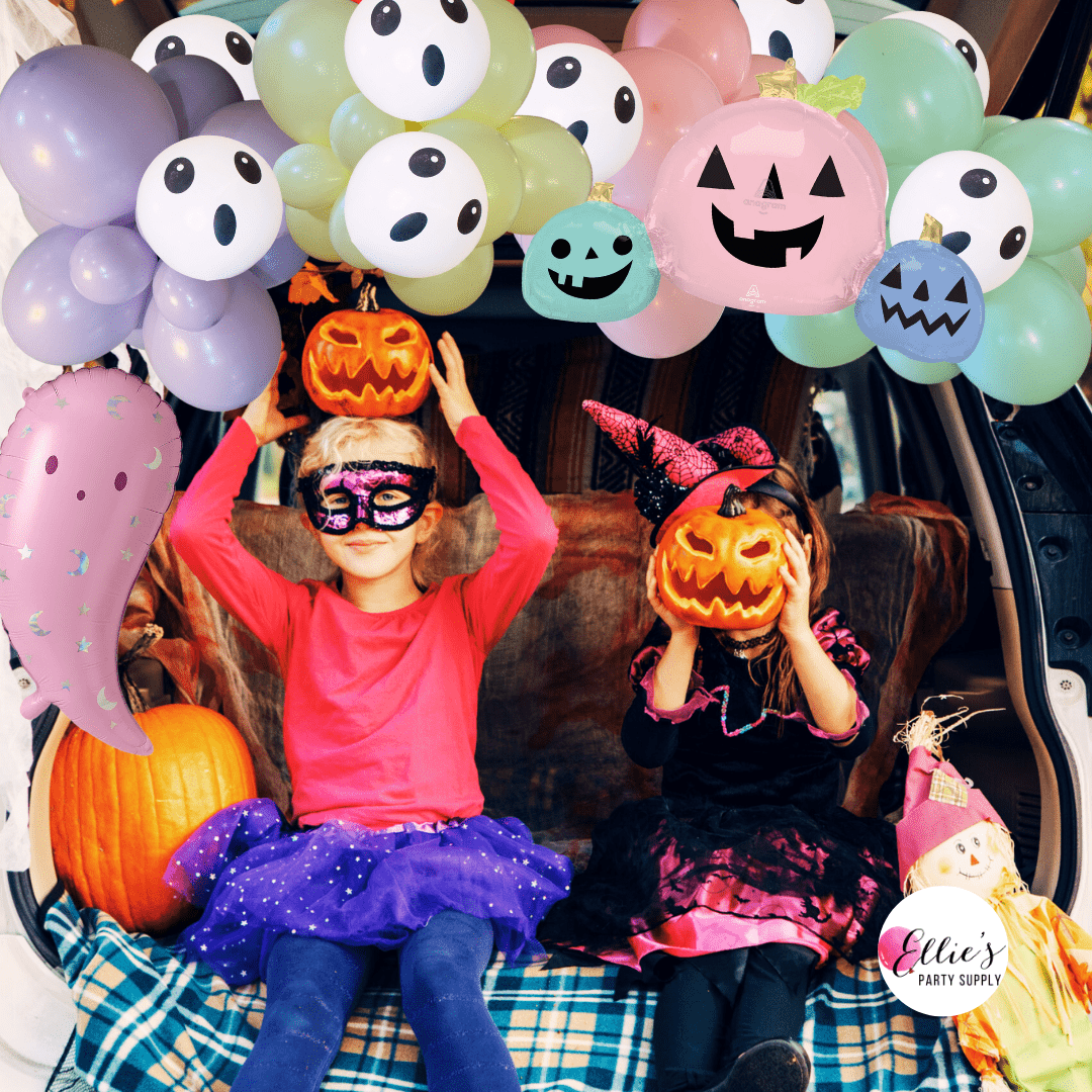 Ghostly Pastels Halloween Balloon Kit – Trunk or Treat - Ellie's Party Supply