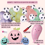 Ghostly Pastels Halloween Balloon Kit – Trunk or Treat - Ellie's Party Supply