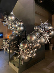 Glazed (Chrome) Silver Balloons | Bulk Latex Balloon Bags | DIY + Pro Packs - Ellie's Party Supply
