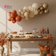 Golden Harvest Glow Balloon Cluster Set - Ellie's Party Supply