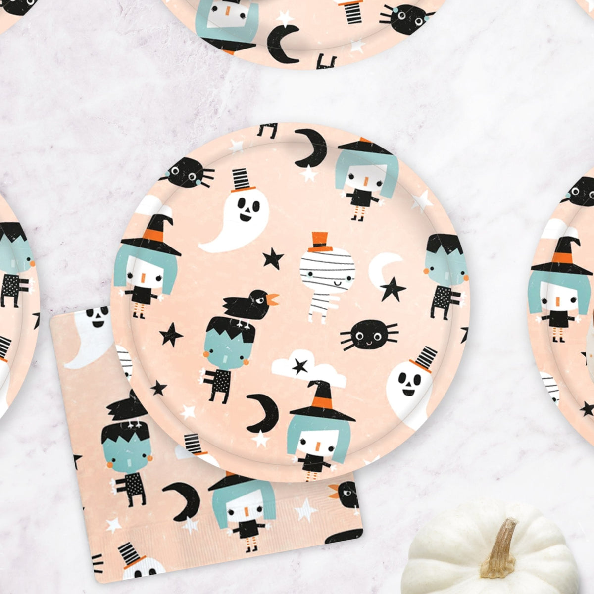 Halloween Friends icon tableware set