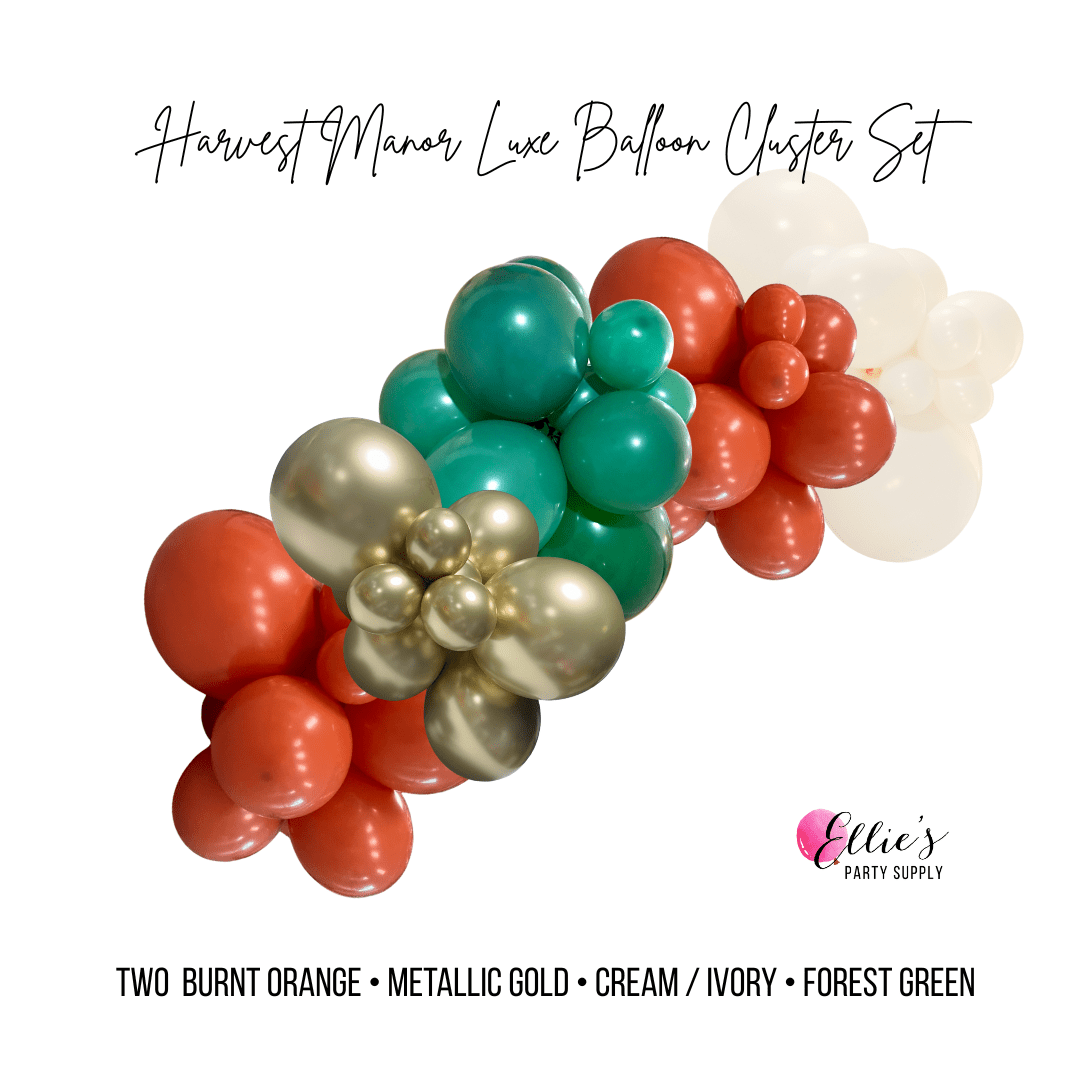 Harvest Manor Luxe Balloon Cluster Set - Ellie's Party Supply