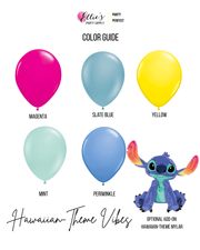 Hawaiian - Theme Character Vibes Balloon Garland Kit - Ellie's Party Supply