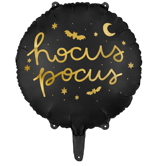Hocus Pocus Round Foil Balloon – 18" Halloween Decor | Ellie’s Party Supply - Ellie's Party Supply