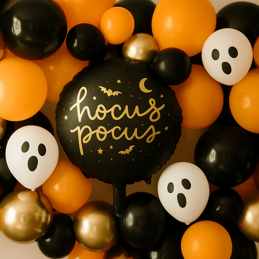 Hocus Pocus Round Foil Balloon – 18" Halloween Decor | Ellie’s Party Supply - Ellie's Party Supply