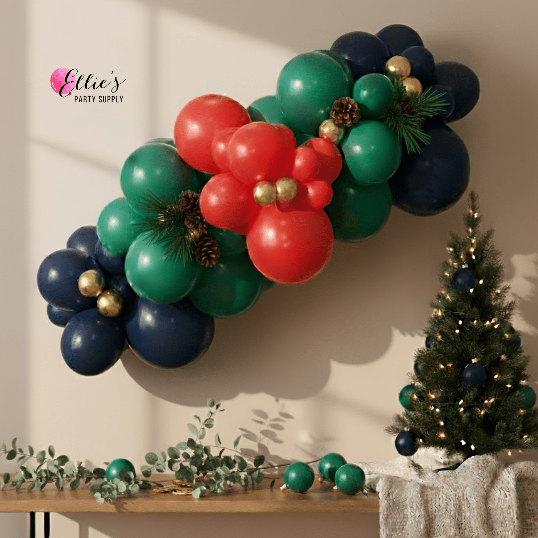 Holiday Heritage Luxe Balloon Cluster Set - Ellie's Party Supply