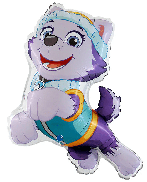 Licensed 33" Paw Patrol Everest Foil Balloon– Party Decoration for Kids’ Birthday, Paw Patrol Theme - Ellie's Party Supply