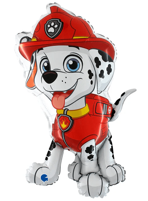 Licensed 34" Paw Patrol Marshall Foil Balloon – Party Decoration for Kids’ Birthday, Paw Patrol Theme - Ellie's Party Supply