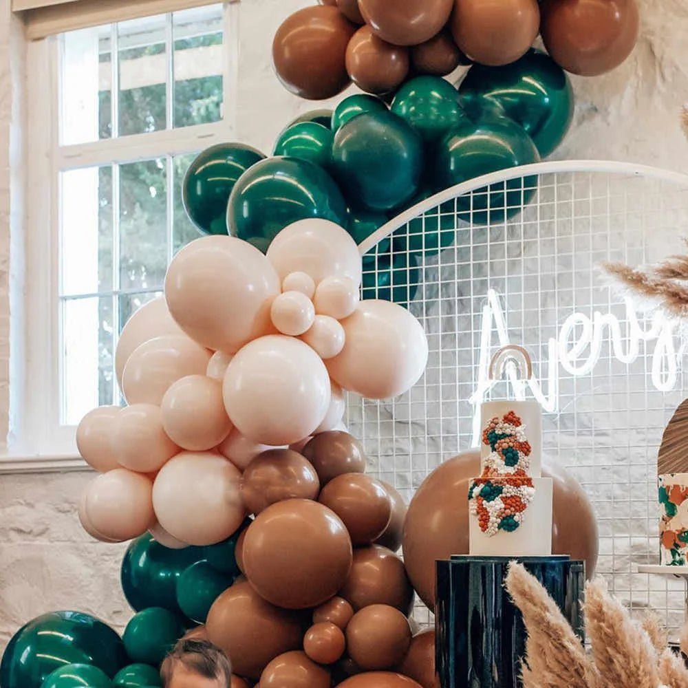 Milk Chocolate Balloons (Mocha Brown) | Bulk Latex Balloon Bags | DIY + Pro Packs - Ellie's Party Supply