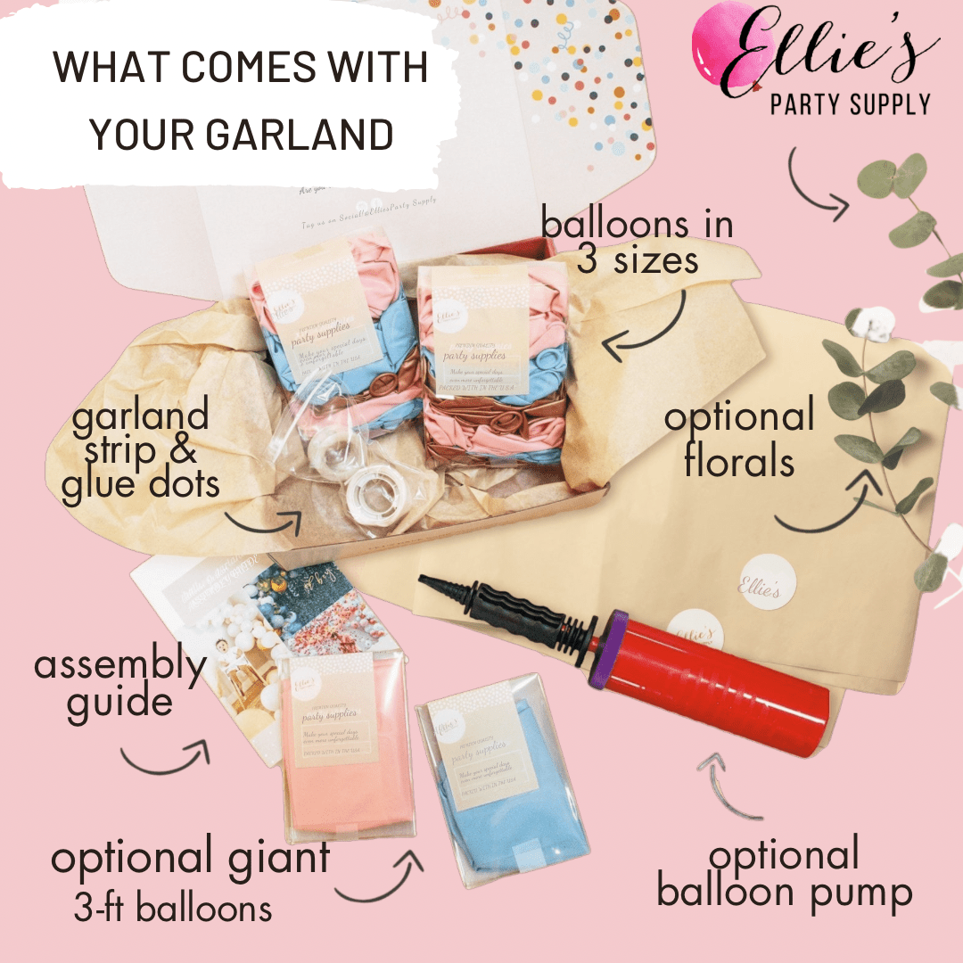 Neutral Gold Balloon Arch Kit - Ellie's Party Supply