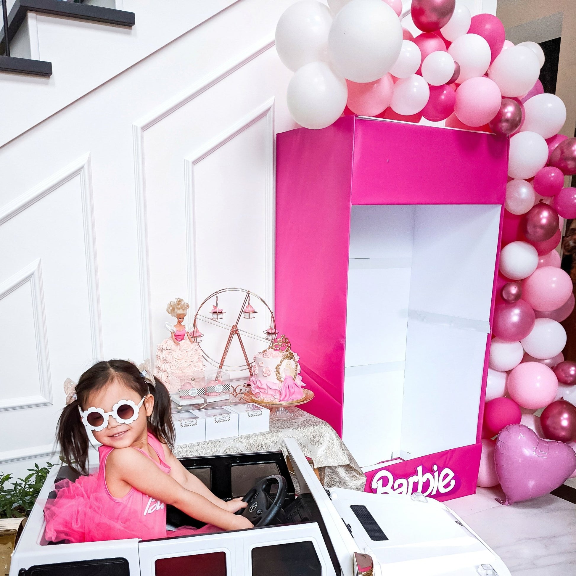 Pink Party Balloon Garland Kit - Ellie's Party Supply