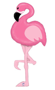 Pink Flamingo Tropical Party Balloon – 60" - Ellie's Party Supply