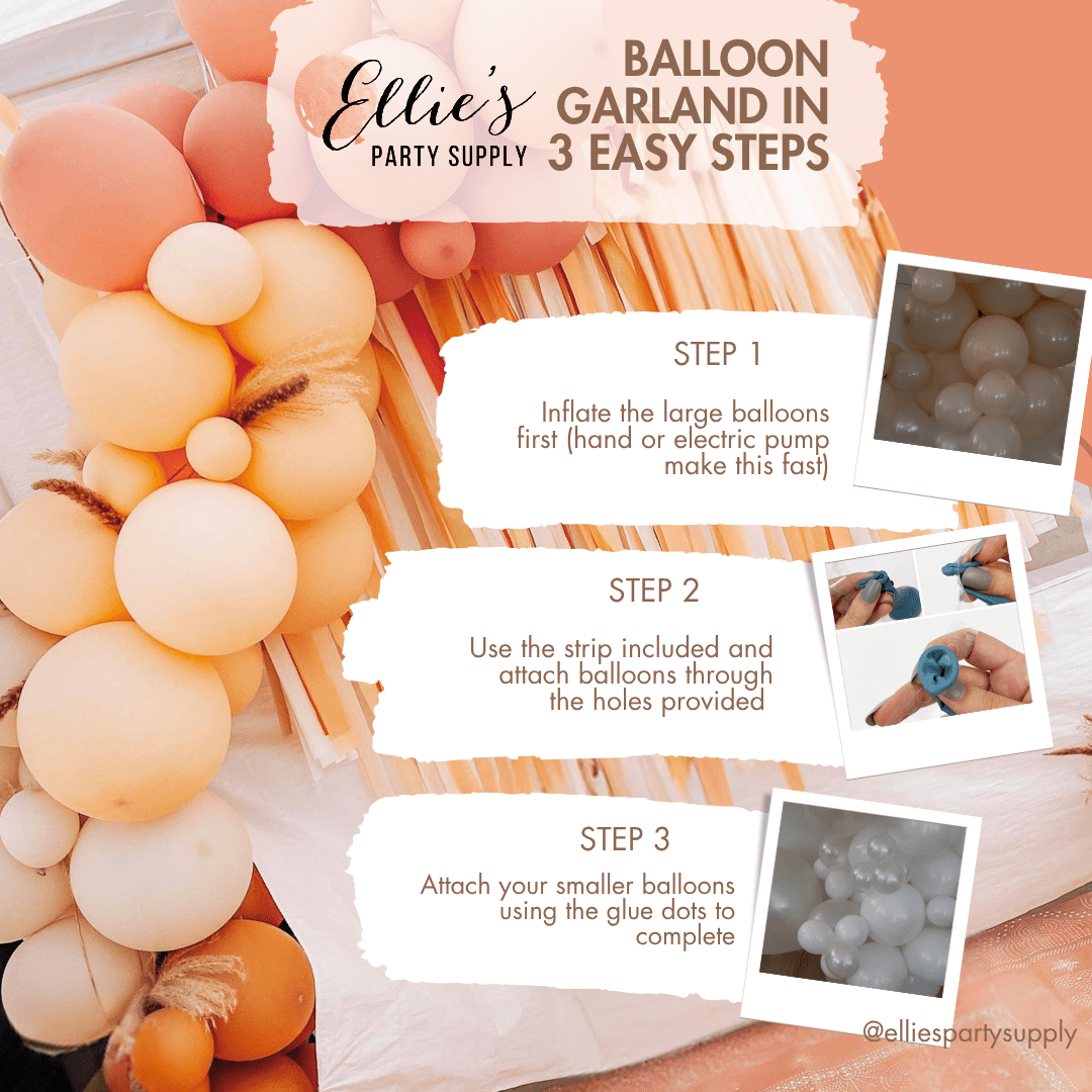 Pink Party Balloon Garland Kit - Ellie's Party Supply