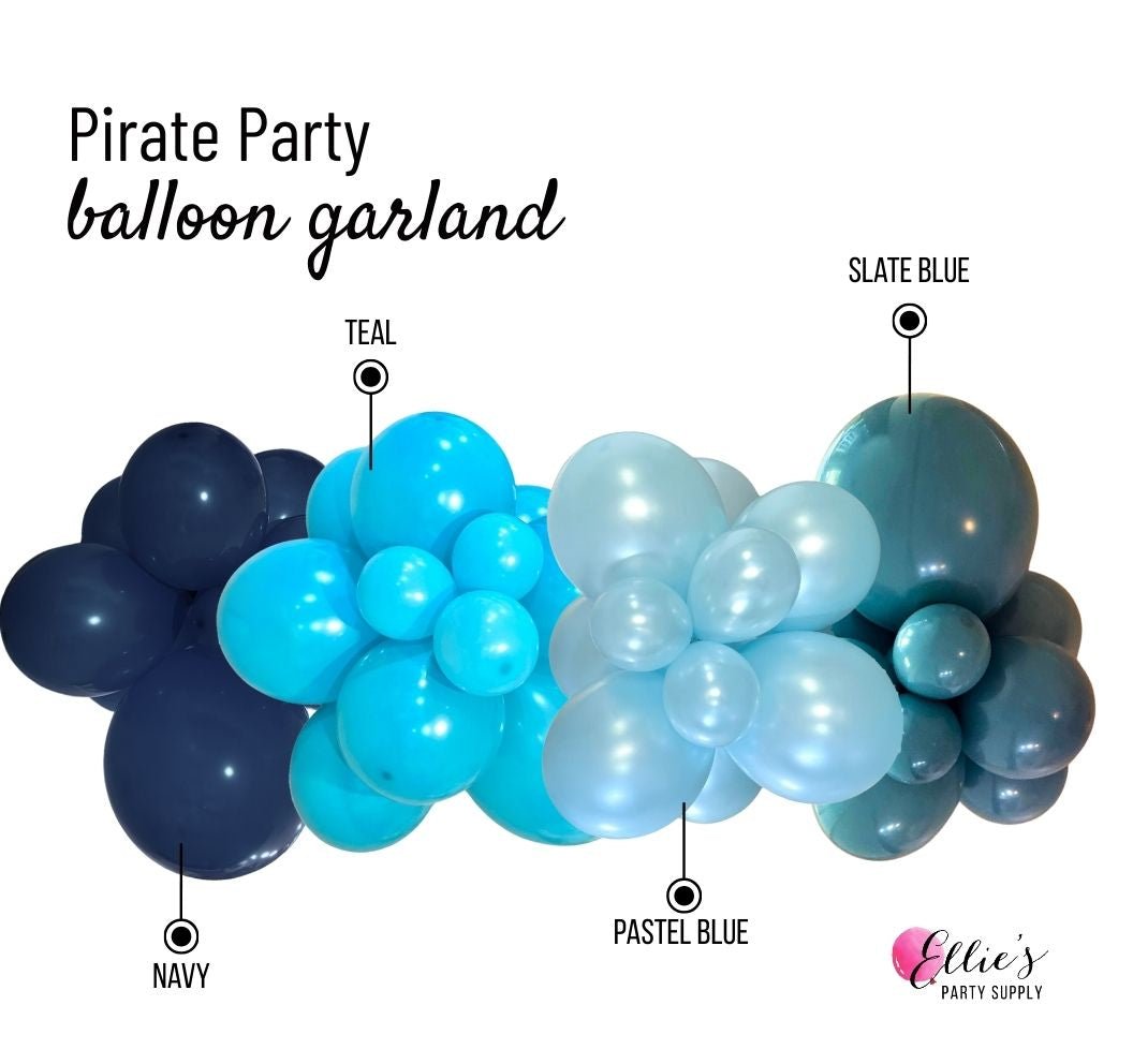 Pirate Party Balloon Cluster - Ellie's Party Supply