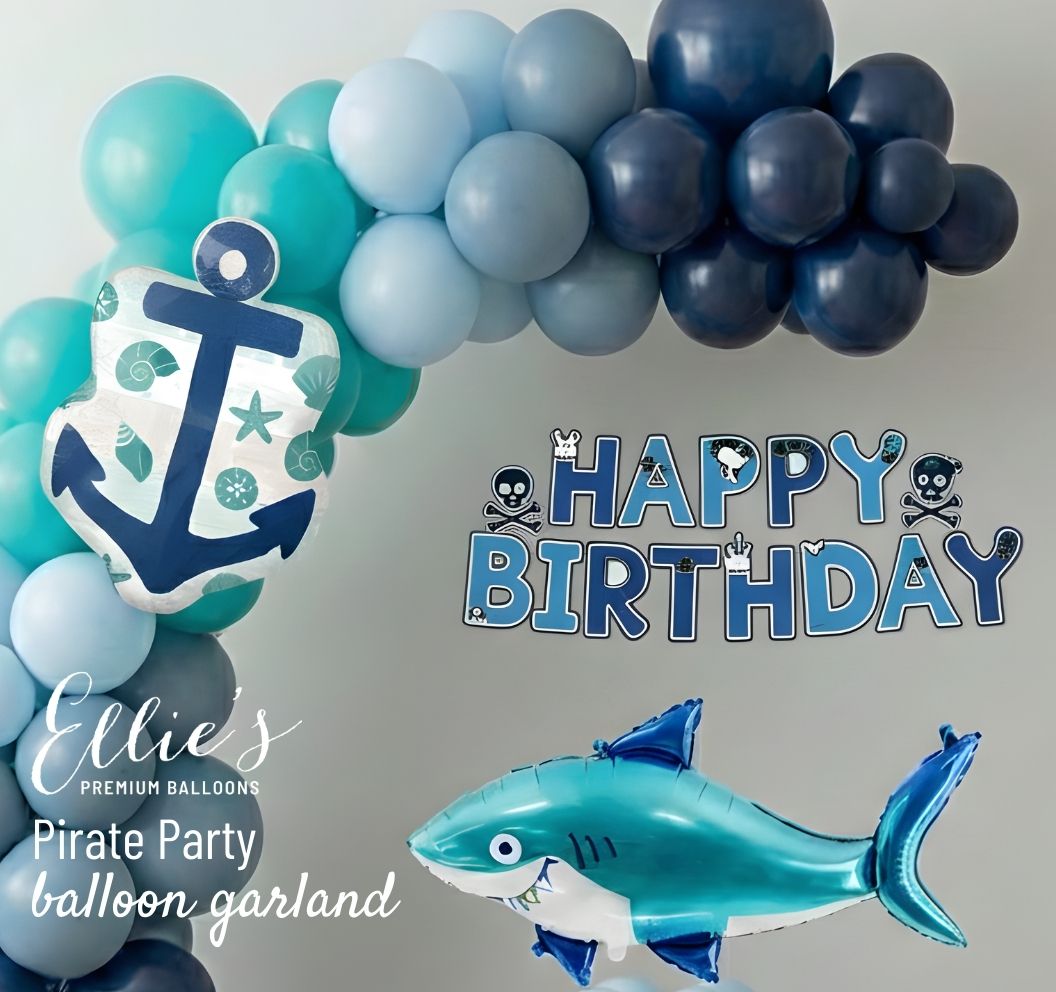 Pirate Party Balloon Cluster - Ellie's Party Supply