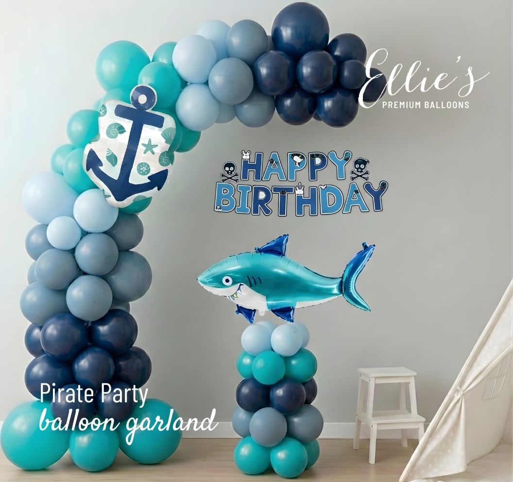 Pirate Party Balloon Cluster - Ellie's Party Supply