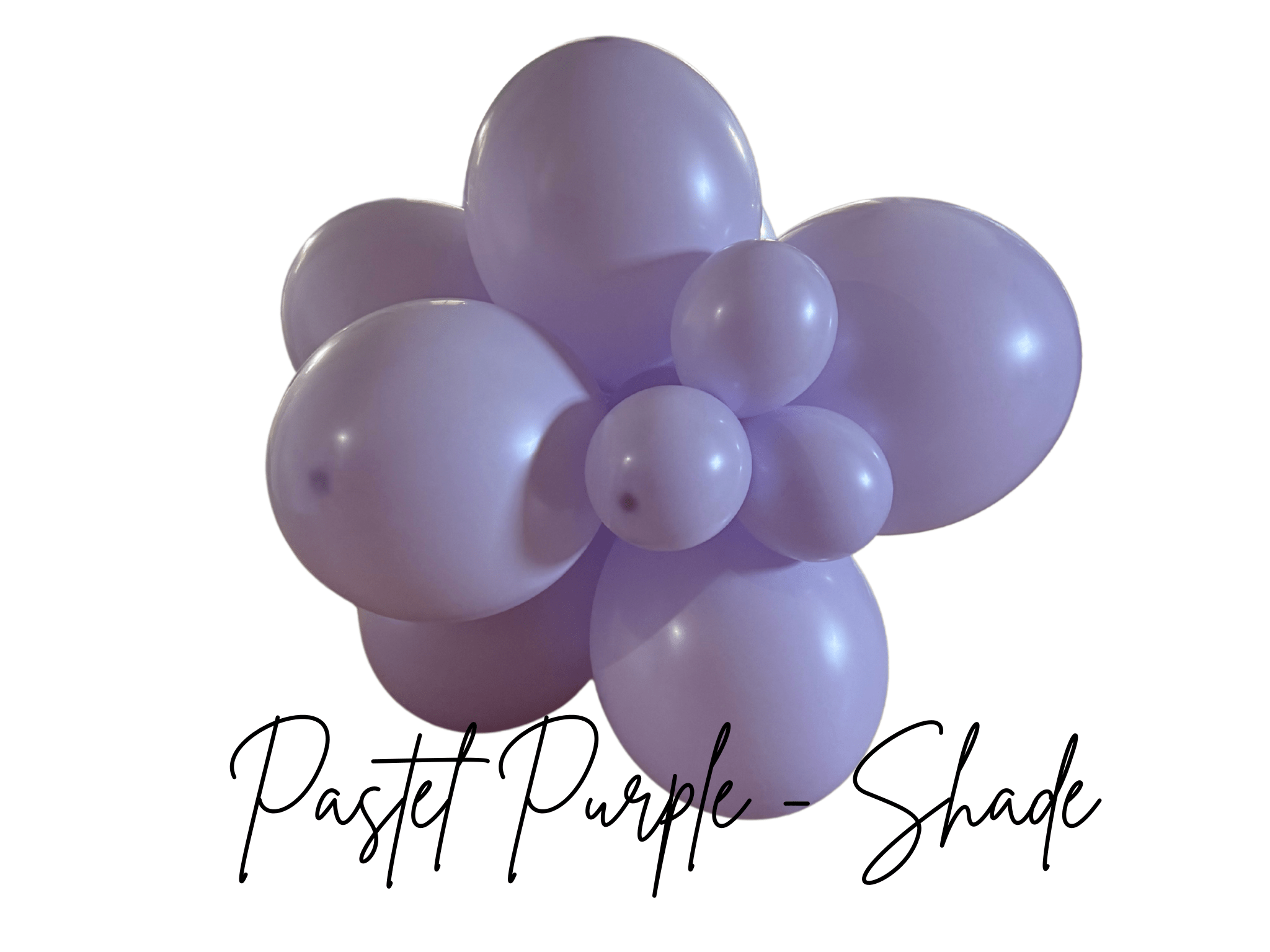 Premium Pastel Lilac Latex Balloon Cluster (5", 11” and 17”) - Ellie's Party Supply
