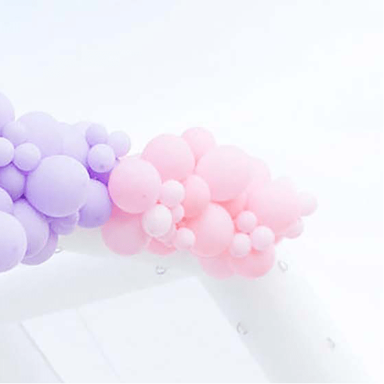 Premium Pastel Pink Latex Balloon Cluster (5", 11”, & 17”) - Ellie's Party Supply