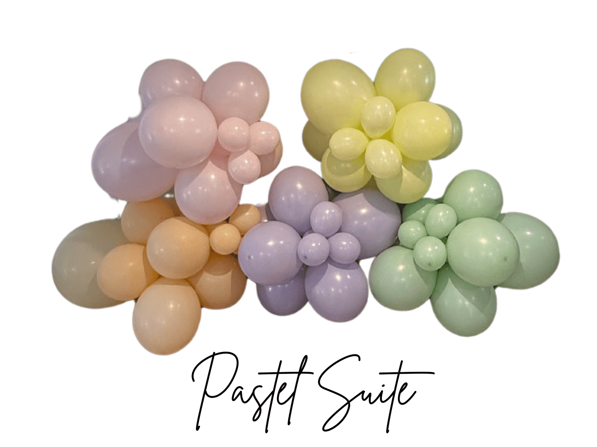 Premium Pastel Yellow Latex Balloon Cluster (5", 11” and 17”) - Ellie's Party Supply
