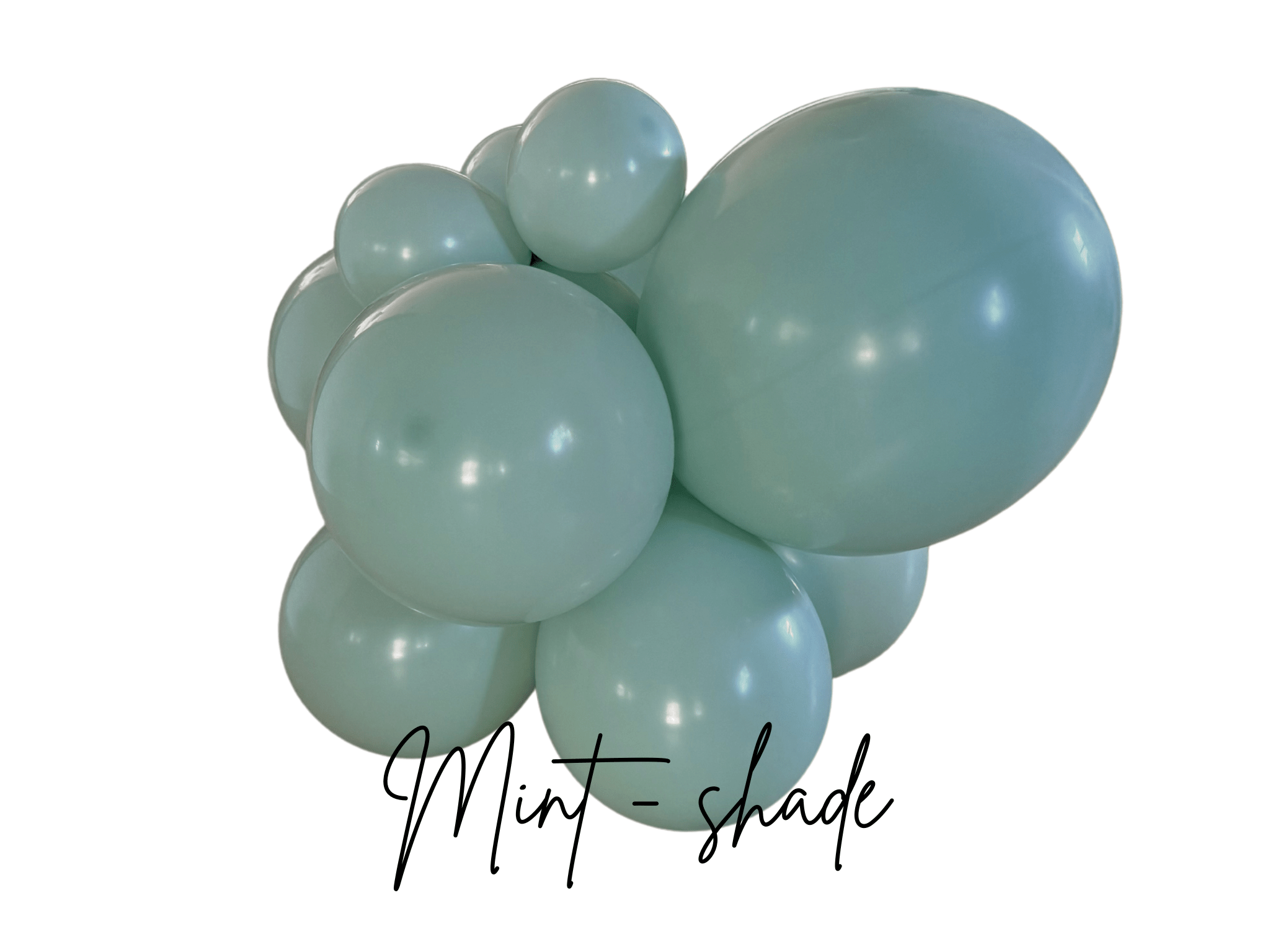 Premium Sea Glass Latex Balloon Cluster (5", 11”, and 17) - Ellie's Party Supply