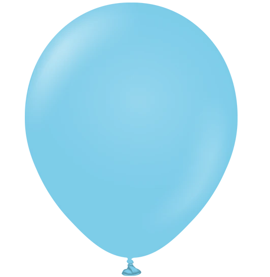Premium Sky - Blue Latex Balloon Cluster (5", 11” and 16”) - Ellie's Party Supply