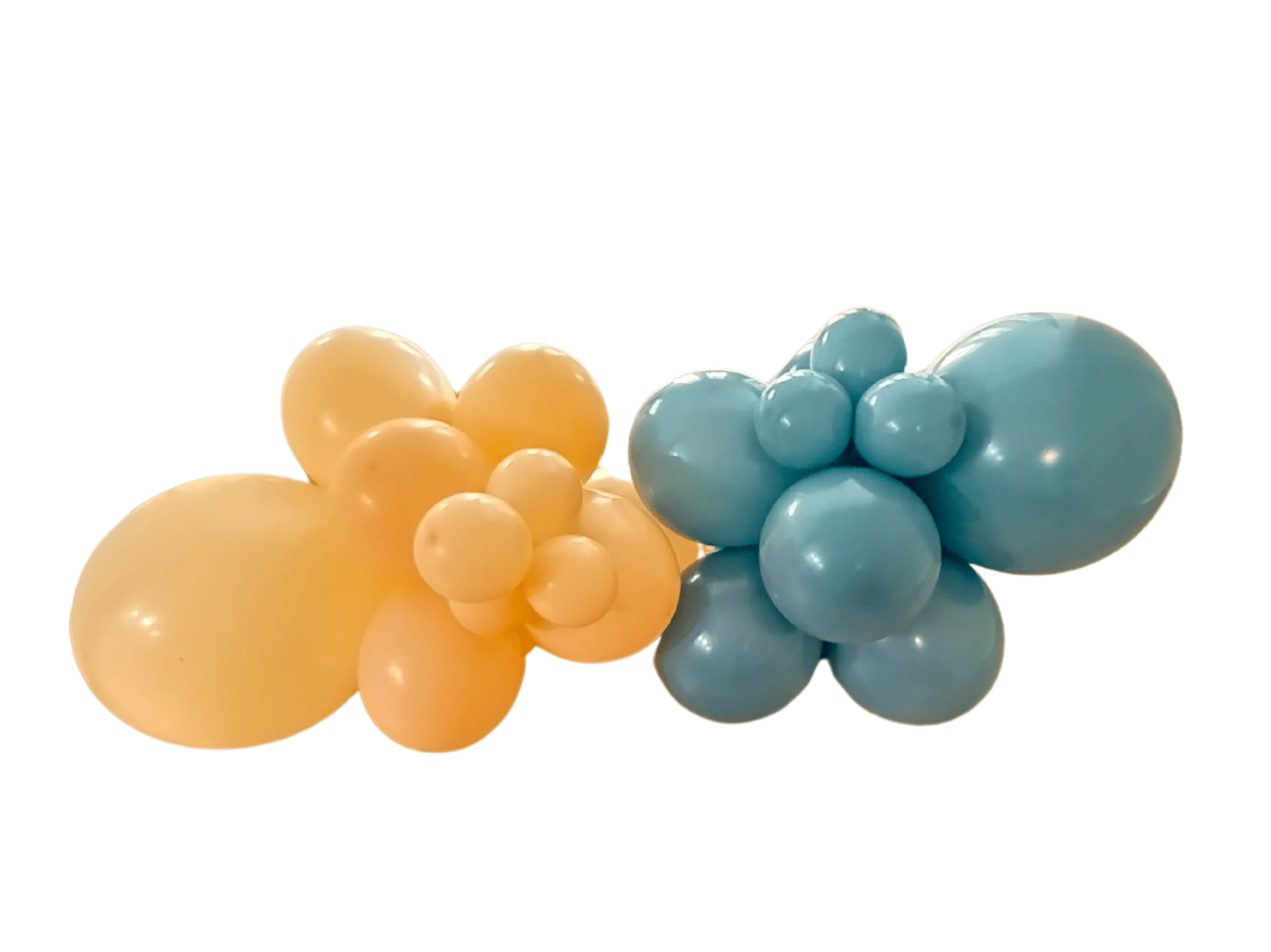 Premium Slate Blue Latex Balloon Cluster (5", 11” and 17”) - Ellie's Party Supply