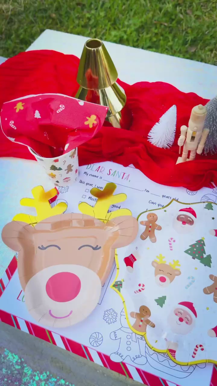 Load video: Holiday Pop in a Box – Christmas Icons Tableware Set