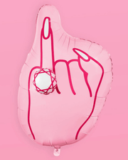 Put A Ring On It Balloon – 40” Mylar - Ellie's Party Supply