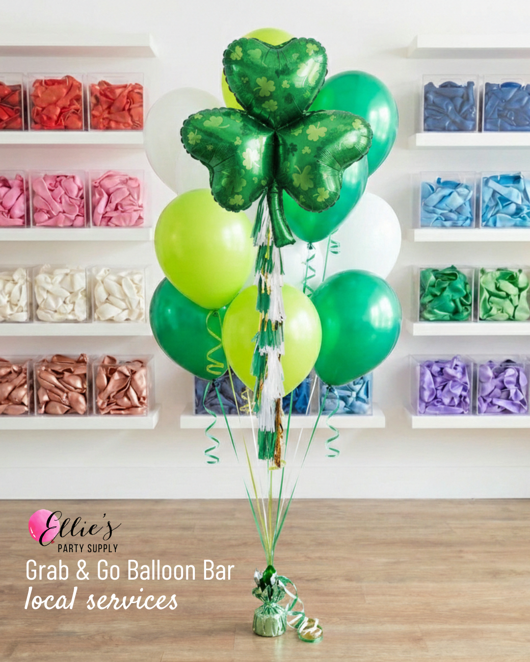 Shamrock Balloon - Ellie's Party Supply