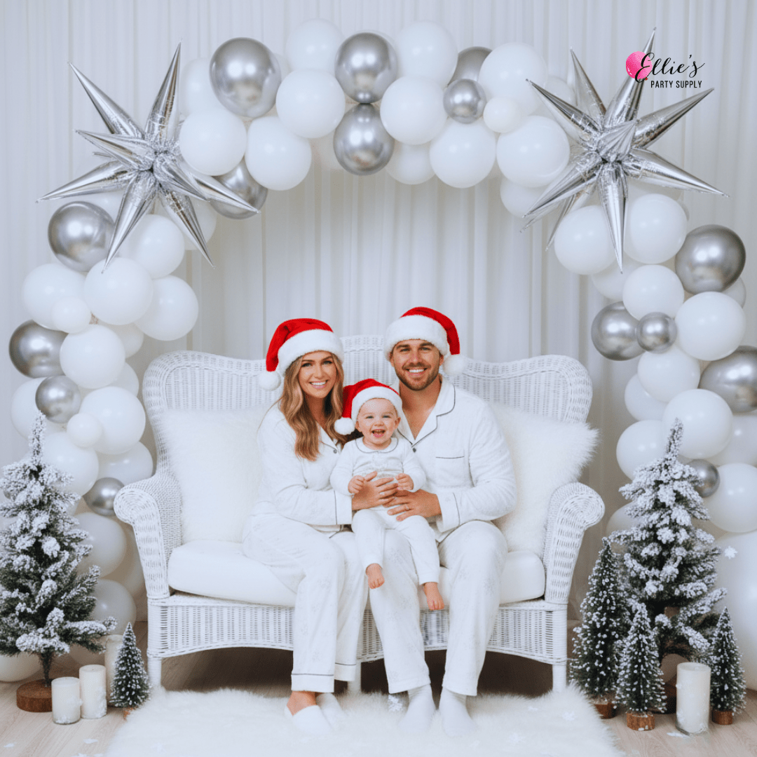 Snow Frost Balloon Garland Kit - Ellie's Party Supply