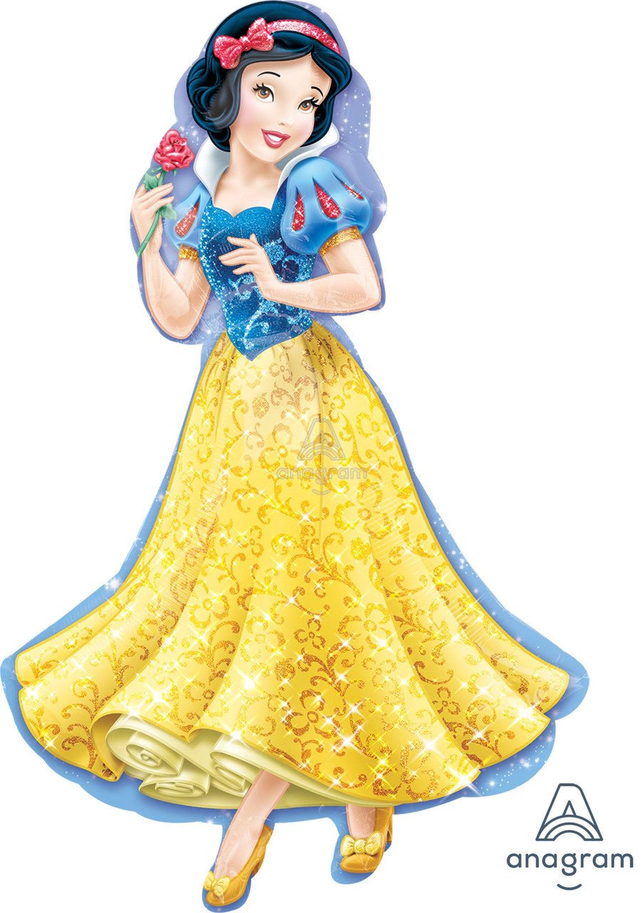 Snow White Mylar Balloon – 31" Die - Cut | Full - Body | Double - Sided (Air or Helium Fill) - Ellie's Party Supply