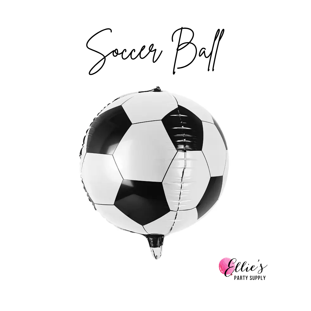 Soccer Ball Mylar Balloon 15.7" - Ellie's Party Supply