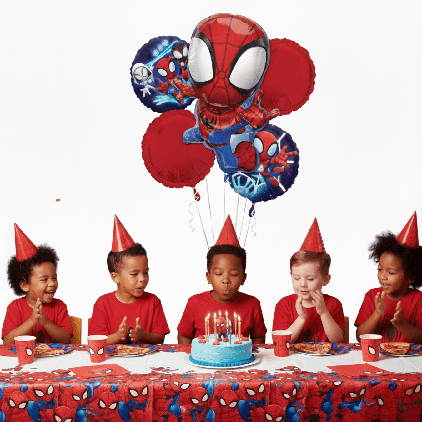 Spidey and His Amazing Friends Balloon Bouquet - Ellie's Party Supply