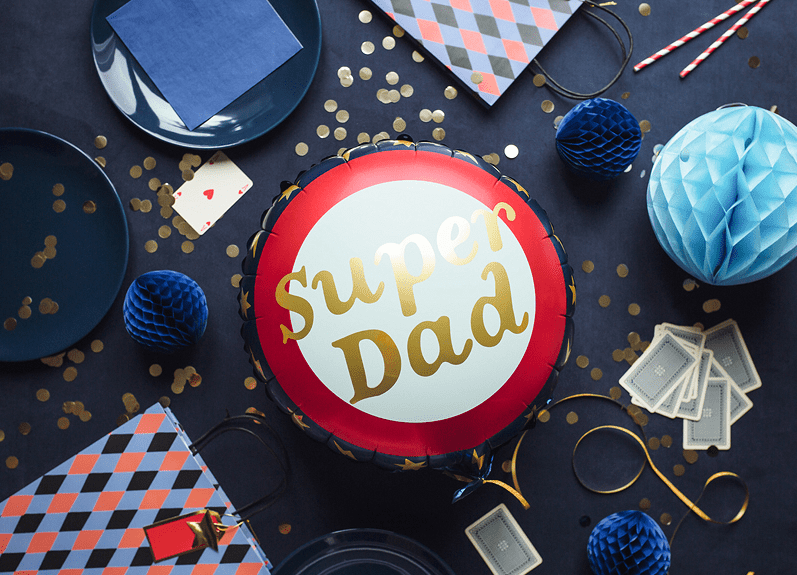 Super Dad Balloon – Hero - Themed Father's Day - Ellie's Party Supply