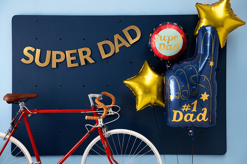 Super Dad Balloon – Hero - Themed Father's Day - Ellie's Party Supply