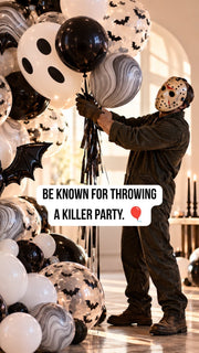 Trunk-or-Treat Balloon Garland | 6-Foot Halloween Grab & Go - Ellie's Party Supply