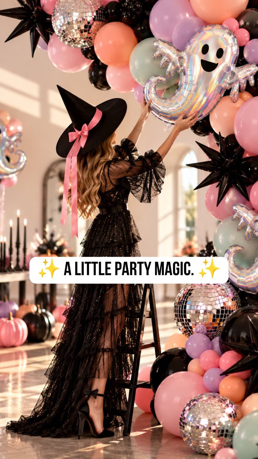 Trunk-or-Treat Balloon Garland | 6-Foot Halloween Grab & Go - Ellie's Party Supply