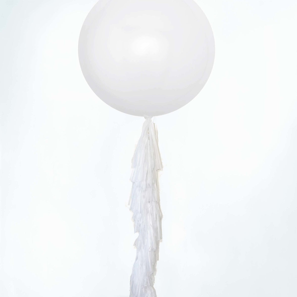 White paper tassel tails
