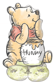 Winnie the Pooh “Hunny” Foil Balloon – 36" - Ellie's Party Supply