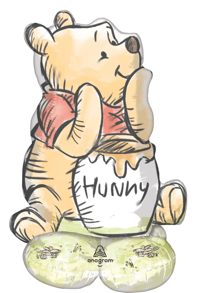 Winnie the Pooh “Hunny” Foil Balloon – 36" - Ellie's Party Supply