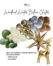 Woodland Winter Balloon Cluster Garland - Ellie's Party Supply