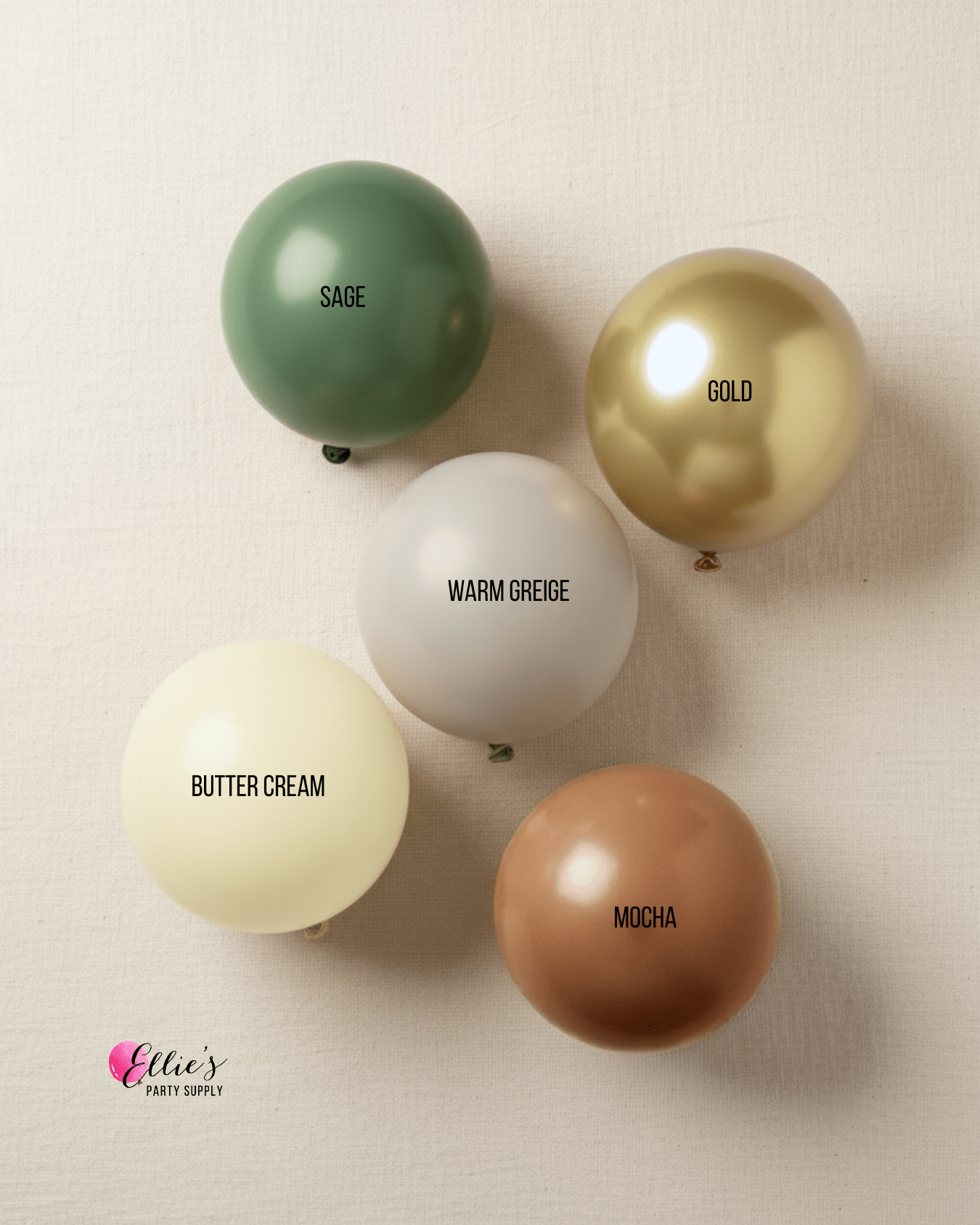 Woodland Winter Balloon Cluster Garland - Ellie's Party Supply