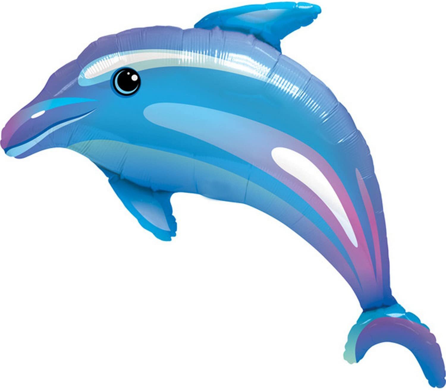 42 Inch Giant Blue Dolphin Party Balloon - Ellie's Party Supply